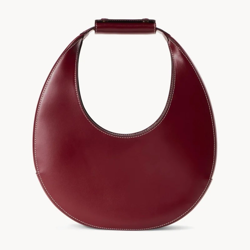 Staud Moon Bag | Raspberry